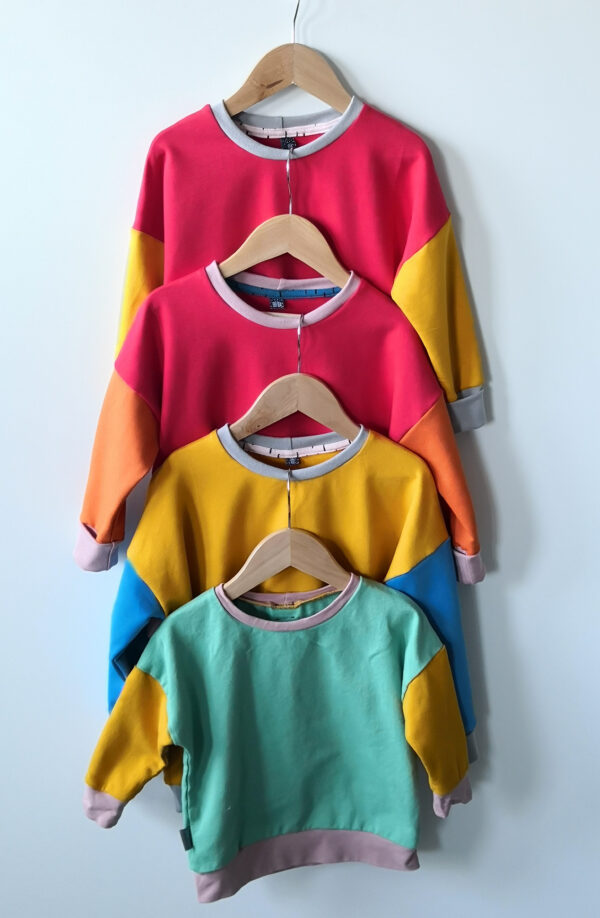 Mitwachsendes Sweatshirt