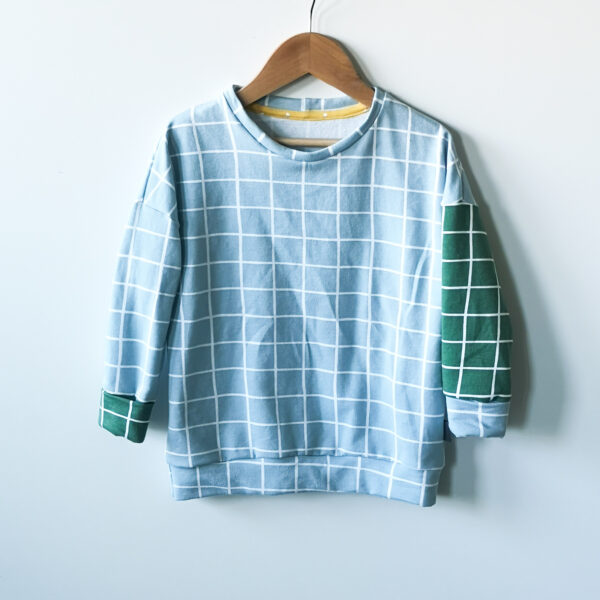 Oversize Sweater Grid