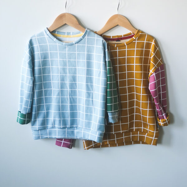 Oversize Sweater Grid