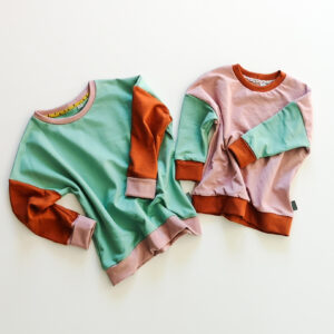 Mitwachsendes Sweatshirt Colorblock